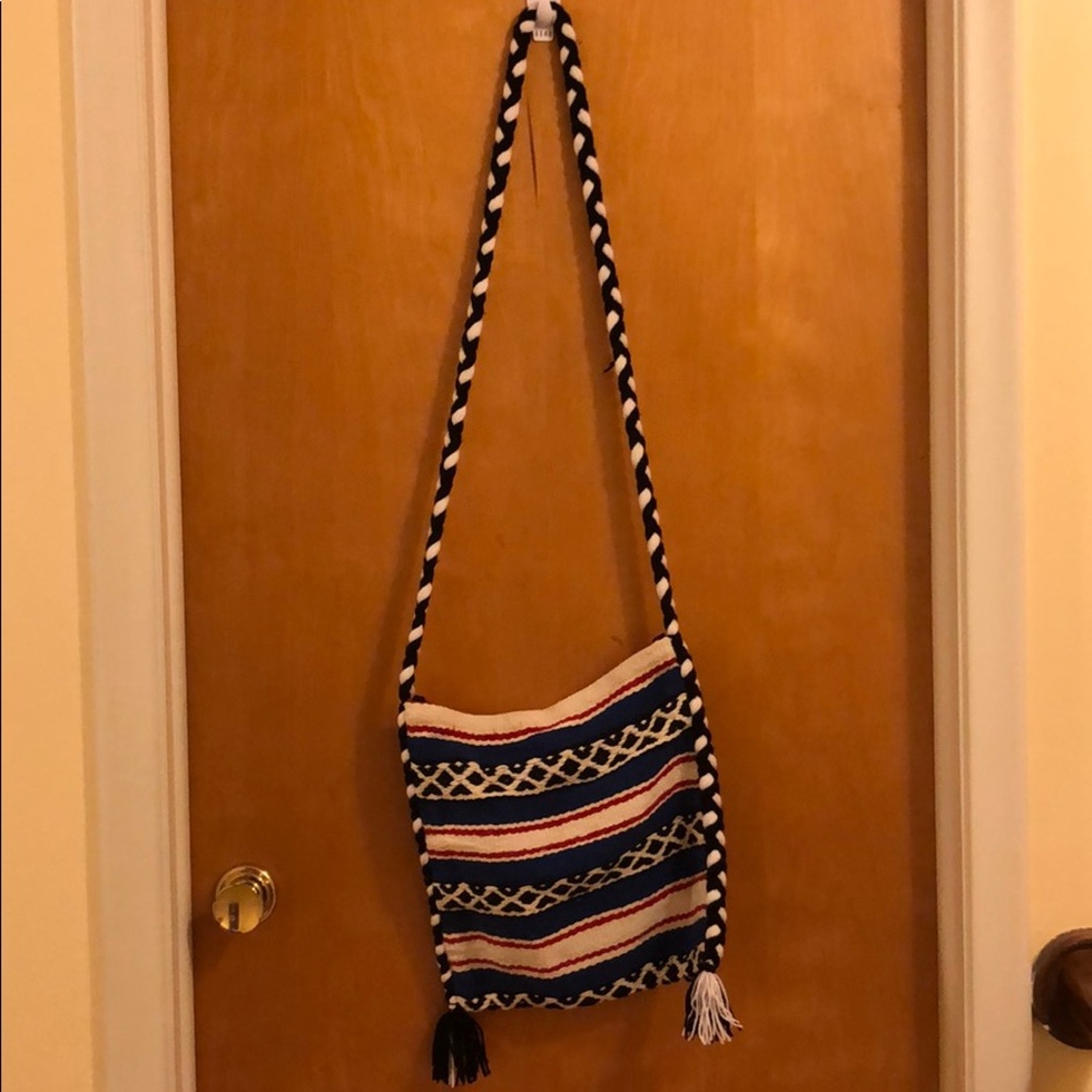 Mexican style crochet cross body